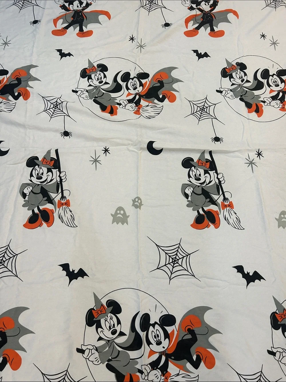 Disney Mickey and Minnie Halloween Shower Curtain